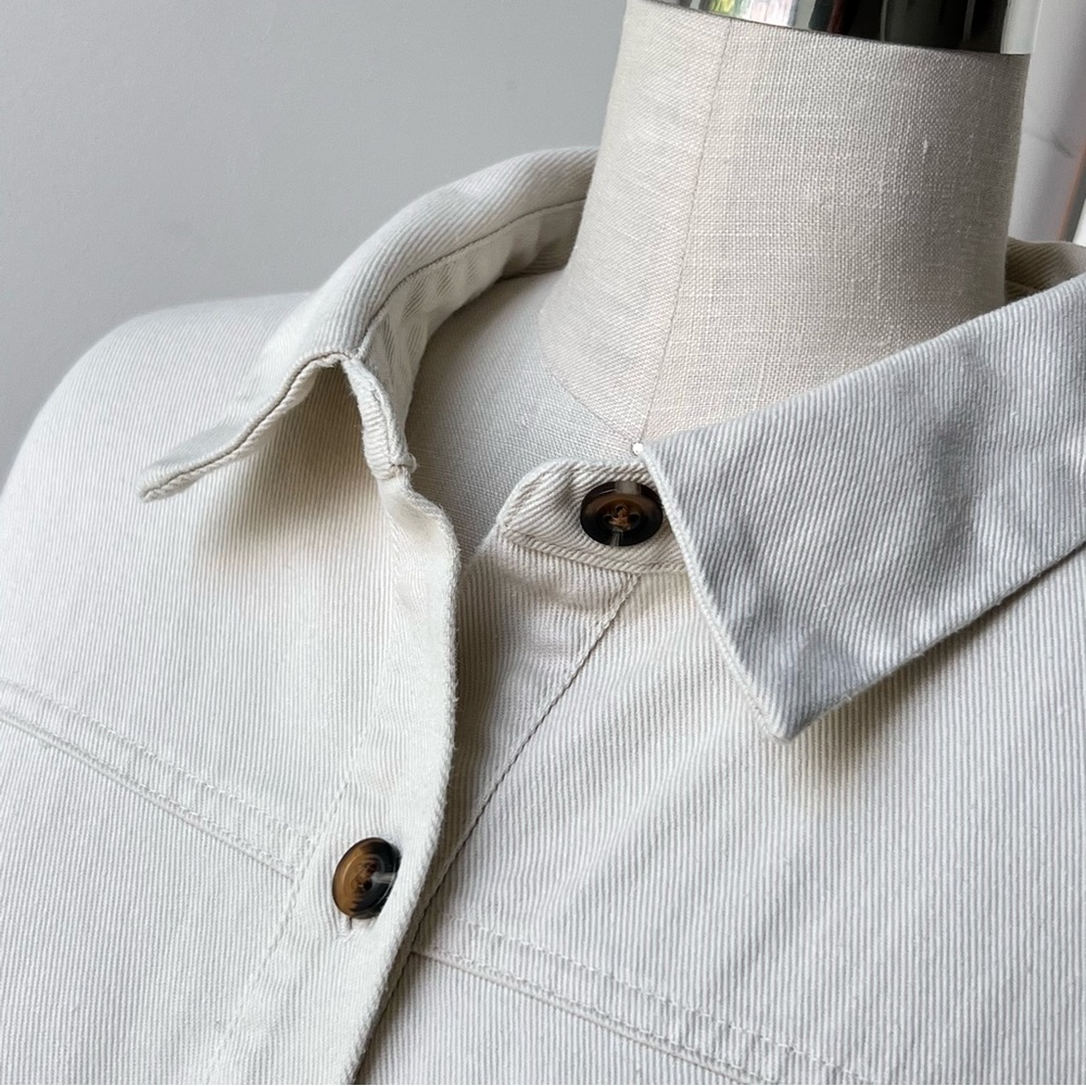Off White Denim Zara dress belted - Picture 8 of 14